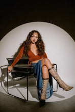 Load image into Gallery viewer, She's An Icon Dark Denim Maxi Skirt