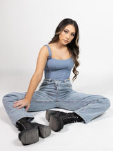 Load image into Gallery viewer, Don't Cross Me Asymmetric Jean