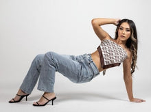 Load image into Gallery viewer, Don&#39;t Cross Me Asymmetric Jean
